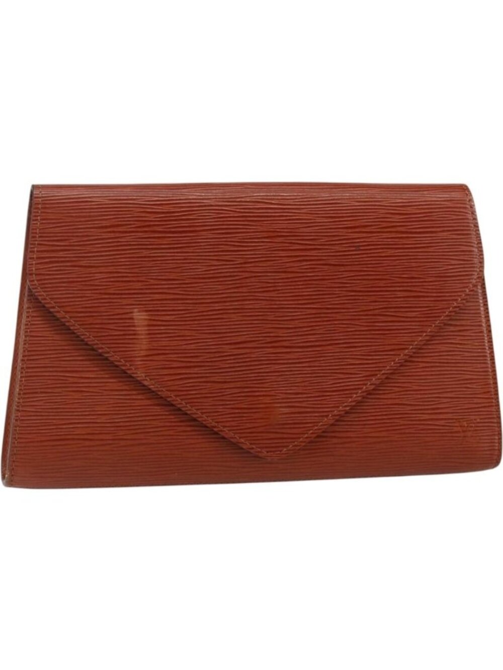 LOUIS VUITTON Epi Art Deco Clutch Bag Brown M52633
